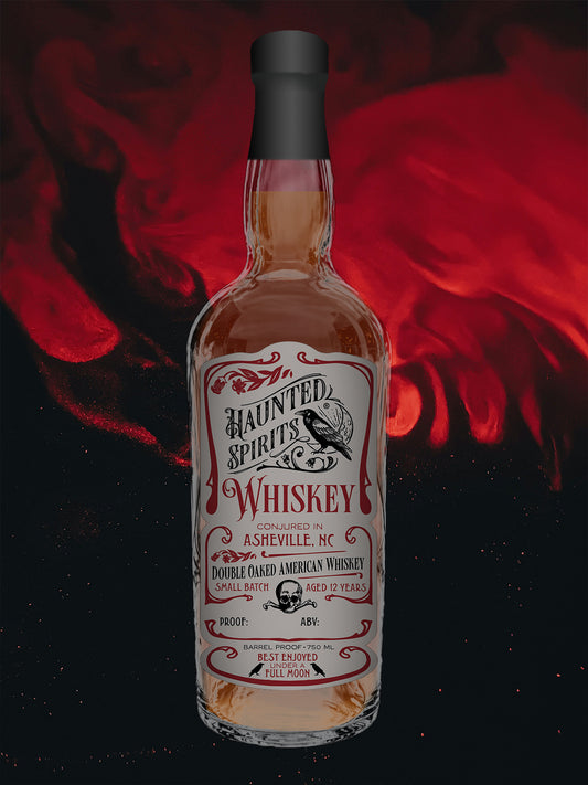 Double Oaked American whiskey bottle